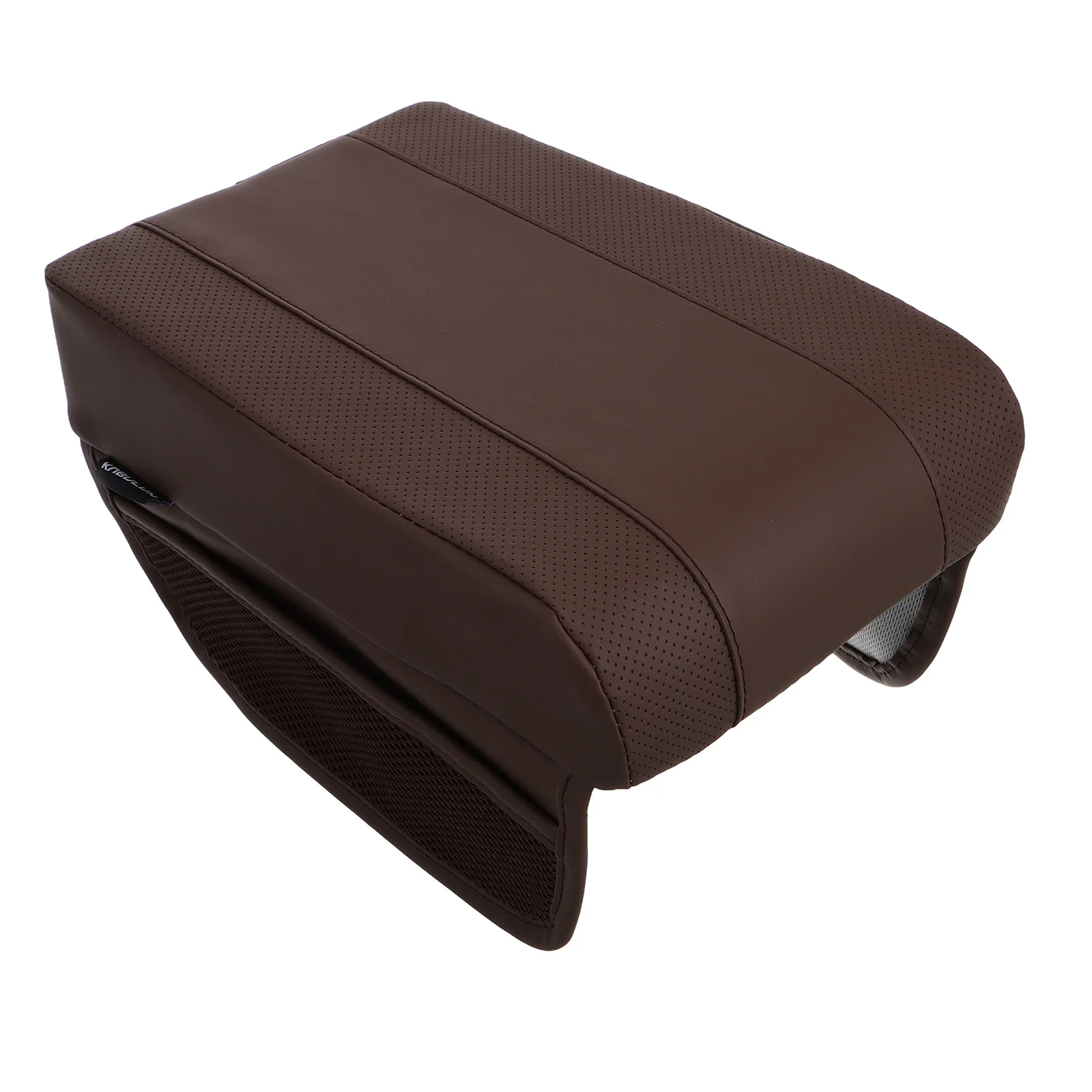 

Universal Car Center Console Armrest Cushion Mat Heightener Non Slip PU Protector Storage Pocket Phone Wallet Snacks