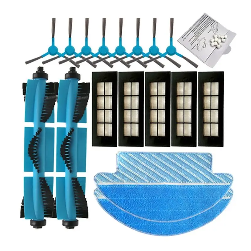 

ABXF-Spare Parts For Cecotec Conga 3090 Robot Vacuum Cleaner Roller Main Side Brush Hepa Filter Mop Rag
