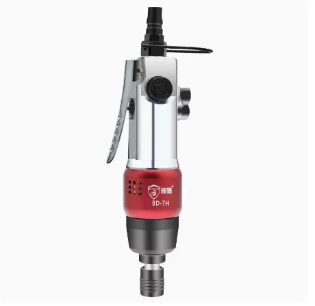 Industry Grade 7H Air Screwdriver Pneumatic Screw Driver Tool High Torque Light Weight Small Size Reverse Switch 9000RPM 90PSI