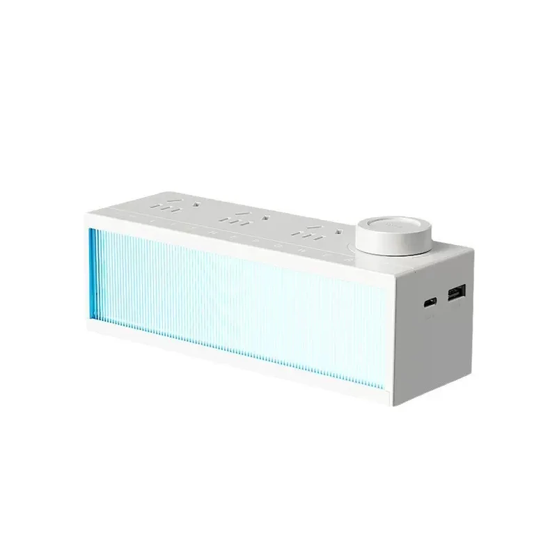 

Gallium Nitride Desktop Socket Charger RGB Atmosphere Light Retro Steam Wave