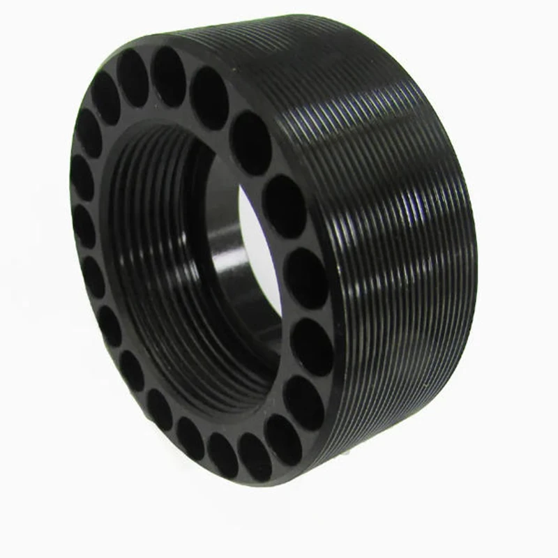 

CNC Micro Machined Part Rapid Prototyping Aluminum Alloy Multi-passage Threaded Ring