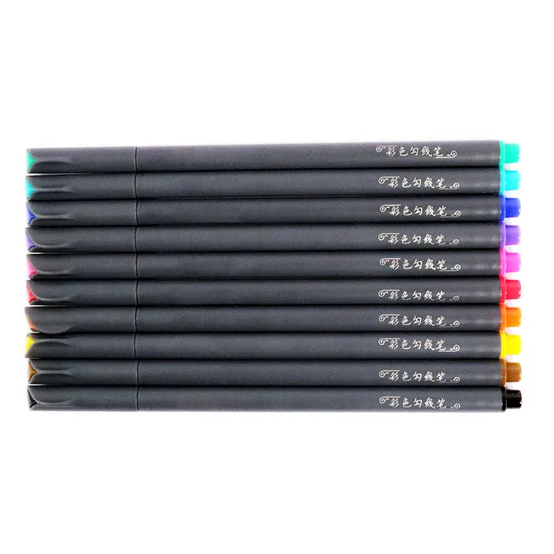 

Colorful Fine Line Drawing Pens 0.38mm Smooth Flow Sketching Pen for Adult Coloring Books Art Journal Kids Safe