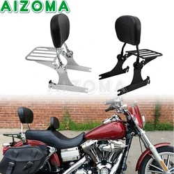 Motorcycle Detachable Luggage Rack Sissy Bar Backrest For Harley Dyna Fat Bob FXDF FXDFSE 2008 -2009 FXDF FXDWG FXDFSE 2010-up