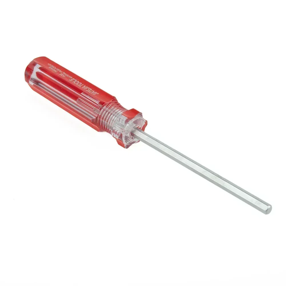 1 Pc Hexagon Screwdriver 1.5/2/2.5/3/4/5/6mm Flat Head Hex Shank Magnetic Screwdriver Steel Hand Manual Tool Repair Tools