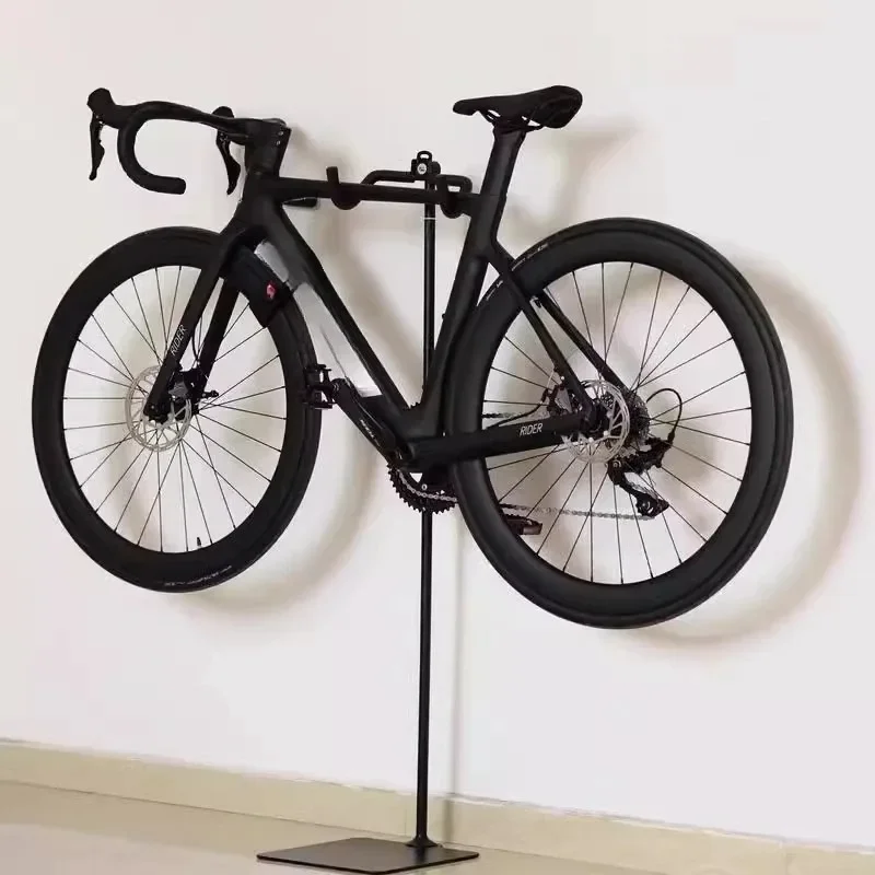 Floor-to-ceiling bicycle indoor display charcoal rack pendulum suspension rack household aluminum road car parking rack