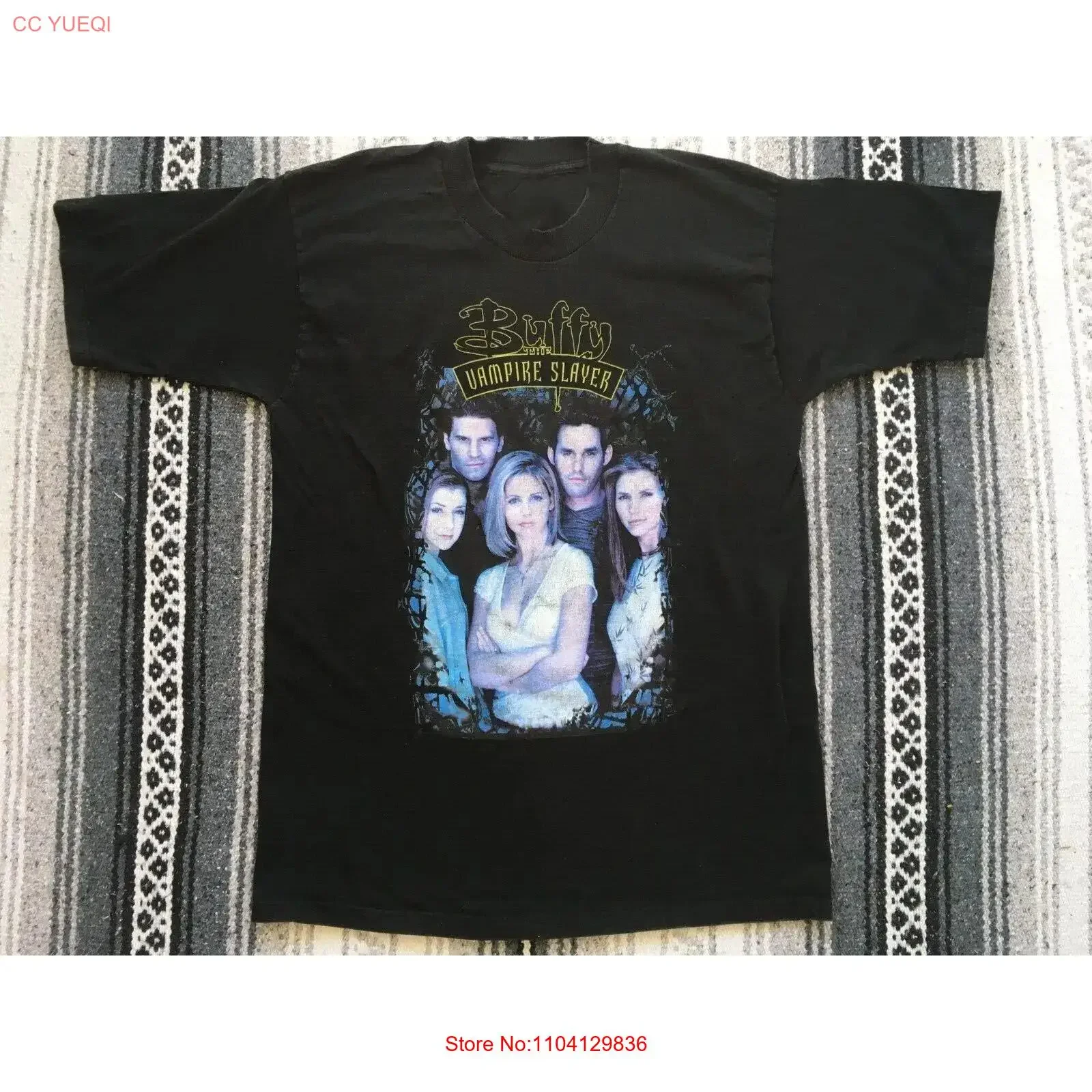 New 90s Buffy The Vampire Slayer graphic For Fans S 5XL T Shirt UH1341 vintage Washed Slightly Casual homme Stretched