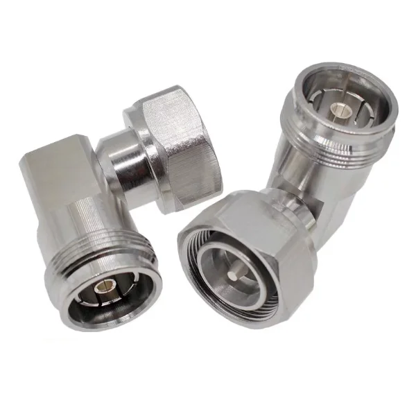 

Pure copper (mini din) 4.3-10 Male to Female Right Angle elbow adapter for base station RRU connectors