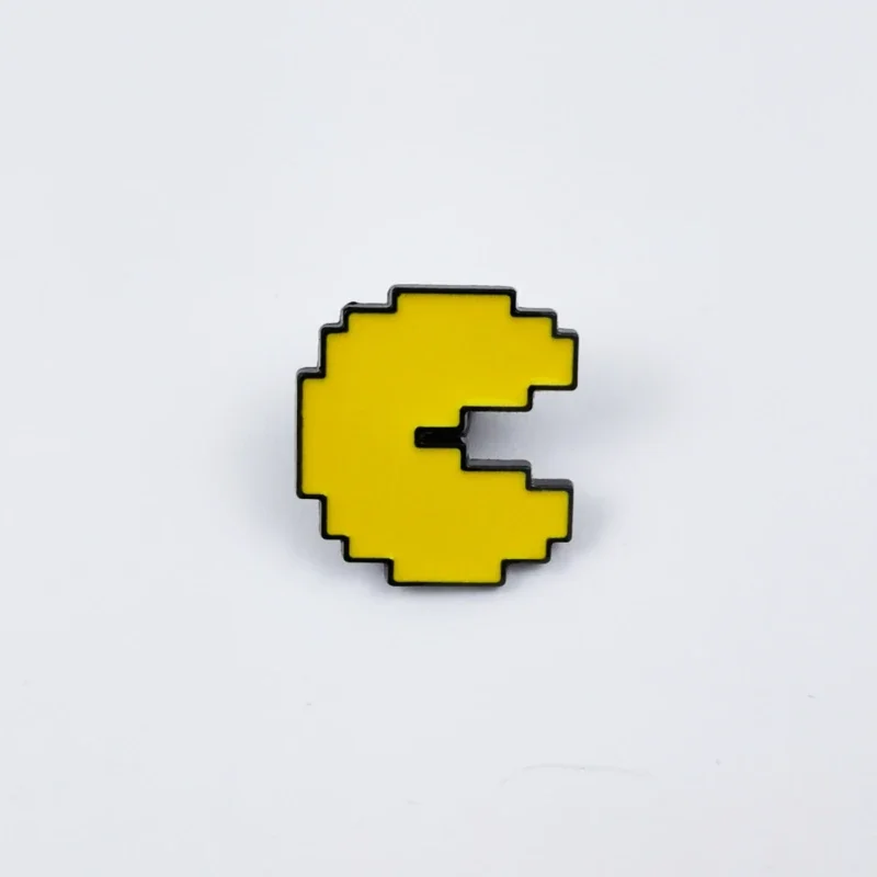HEISSER Verkauf: Retro Pac-Man Emaille-Pins Set – Klassisches Arcade-Spiel Geister-Brosche Metall-Abzeichen für Rucksack, Kleidung, Reversnadel – Geschenk für Gamer – Detail 9