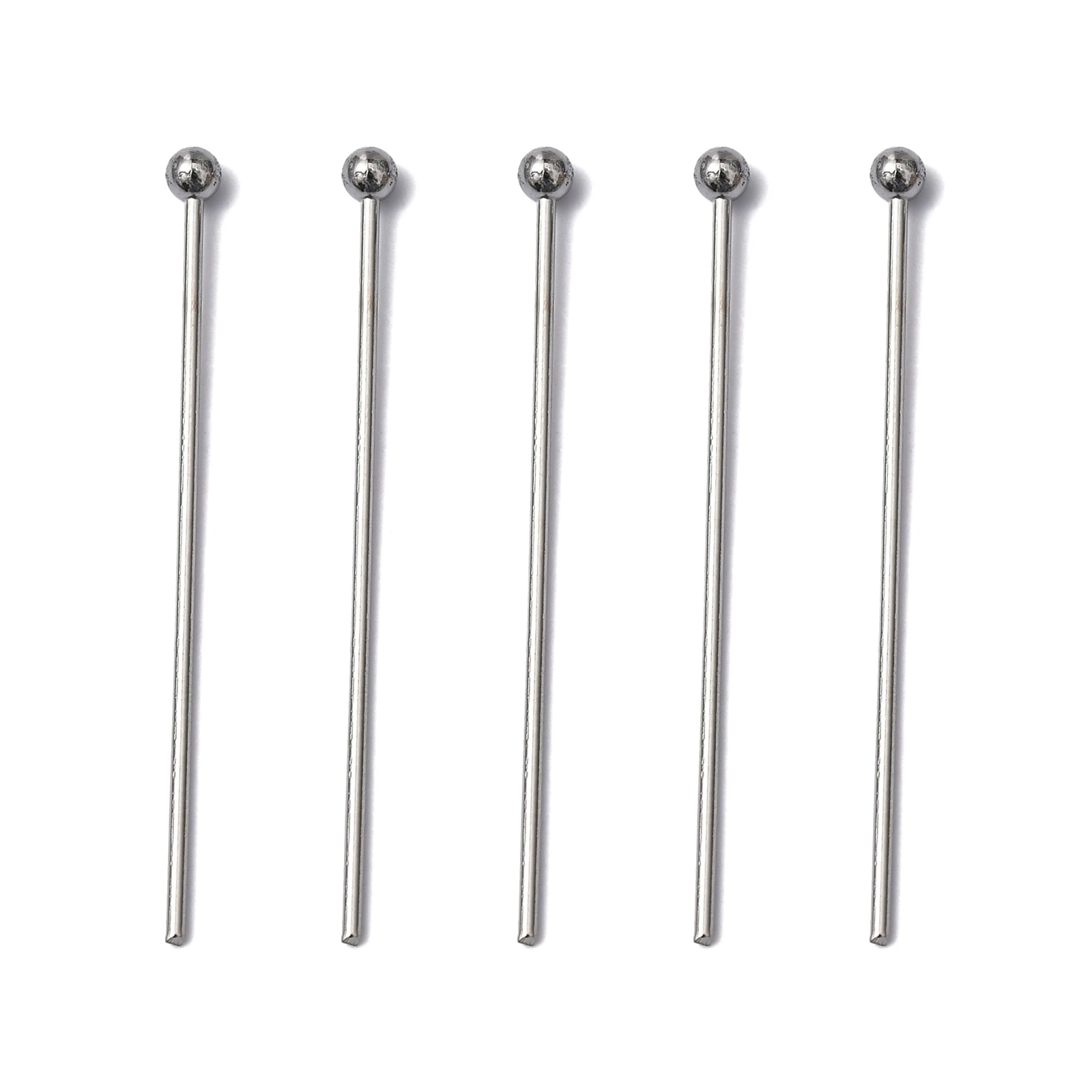 

500pcs 304 Stainless Steel Ball Head Pins For Jewelry Making Needlework Handmade Components Findings 18 20 25 30 35mm