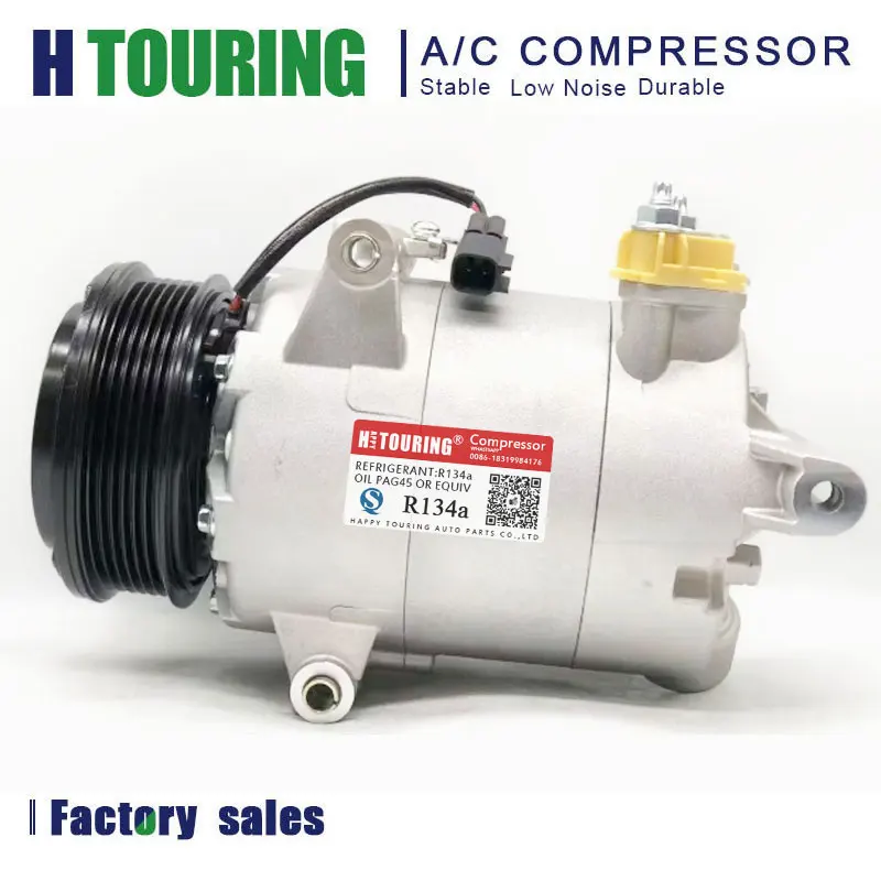 A/C AC Compressor for FORD TOURNEO TRANSIT CONNECT 2.2 2005-2012 BK21-19D629-AF BK2119D629AF BK2119D629AG DG9H19D629FF