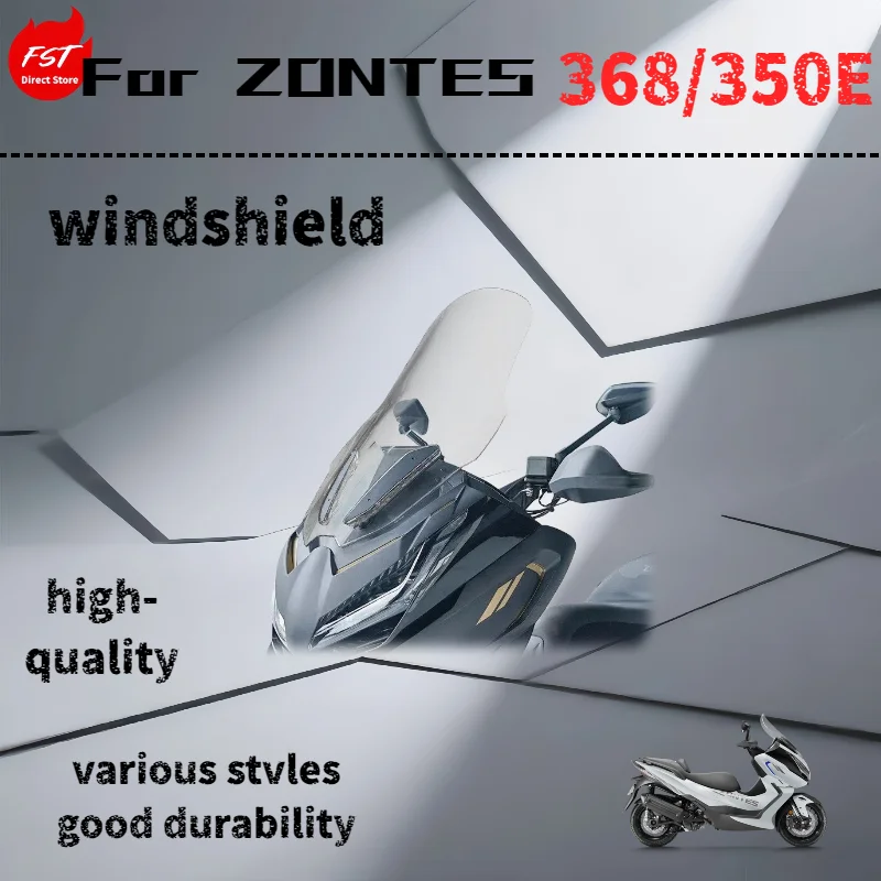 

For ZONTES 368E 350E front windshield modification, raised transparent chest windscreen accessory