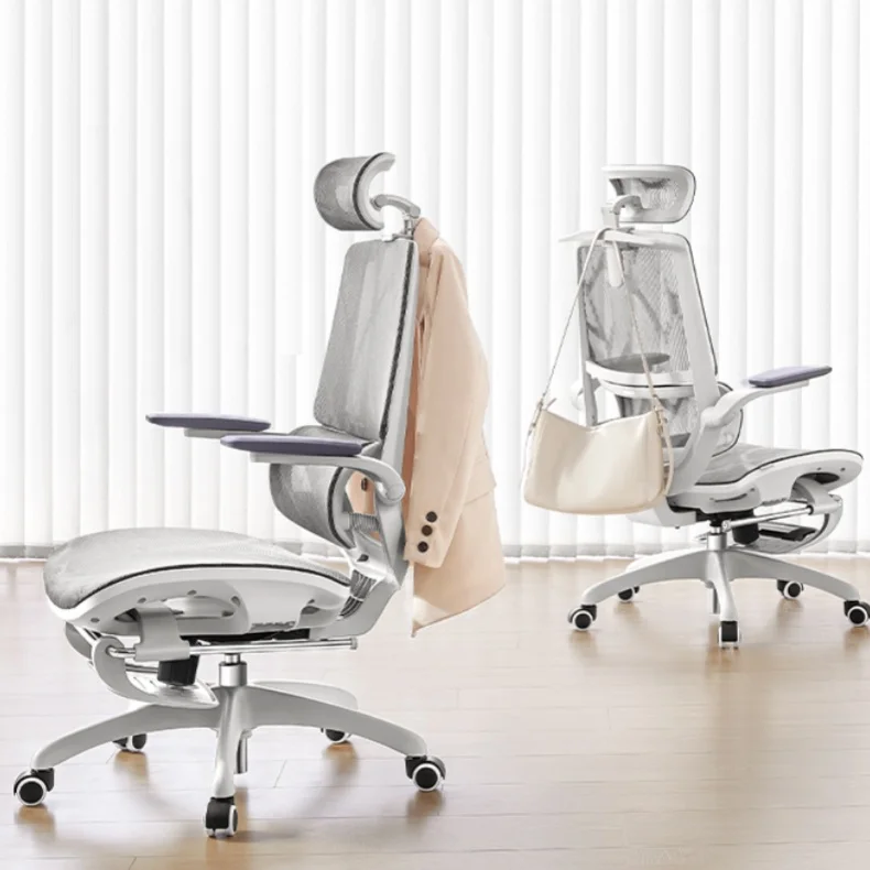 

July003 SIHOO Мебель для дома M59AS-301 Эргономичный стул для учебы с полной сеткой Регулируемая поясничная поддержка Офисный стул с подставкой для ног