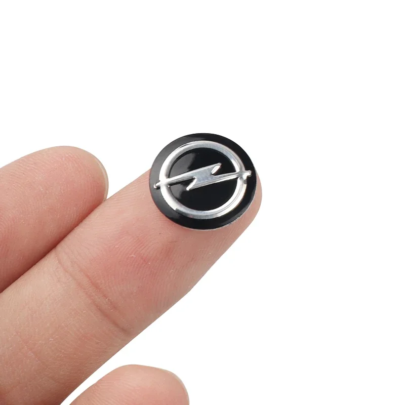14mm Aluminum Car Remote Key Sticker Emblem Auto Accessories For Opel Astra J Insignia Astra G Corsa Zafira B Mokka Vivaro