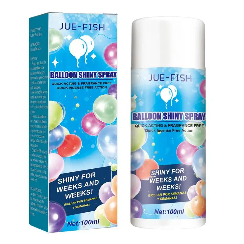 

Balloon Shine Spray 100 ml Balloon Shine Solution Quick to use, no dripping Balloon Shine Spray, makes balloons shine