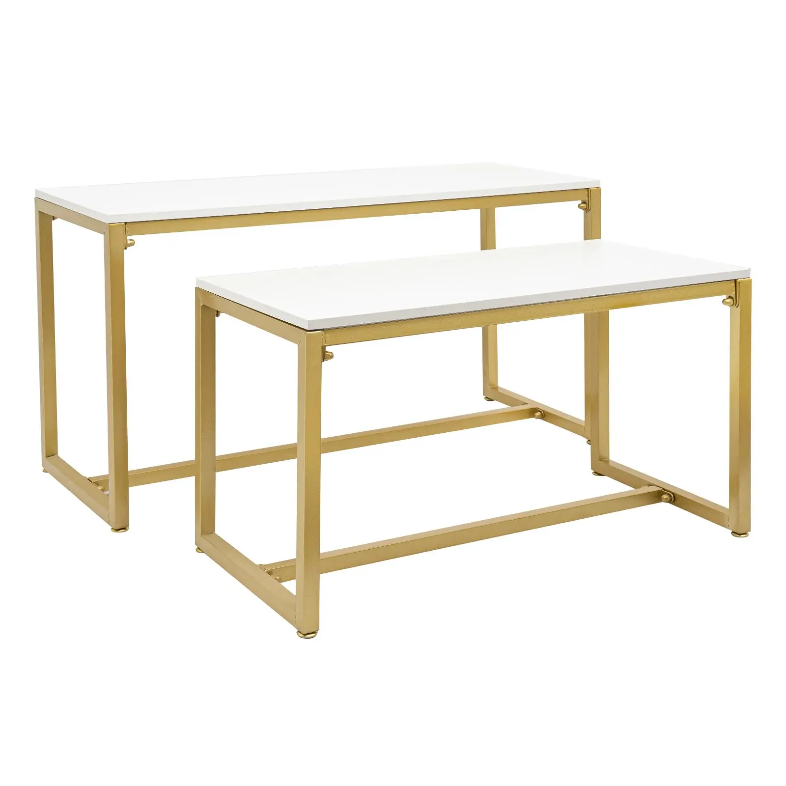 

2 件 Shoe Handbag Display Stand 1 Tier Display Rack 40in Gold Risers Display Stands 110Lbs Load Capacity Carbon Steel Display Ri