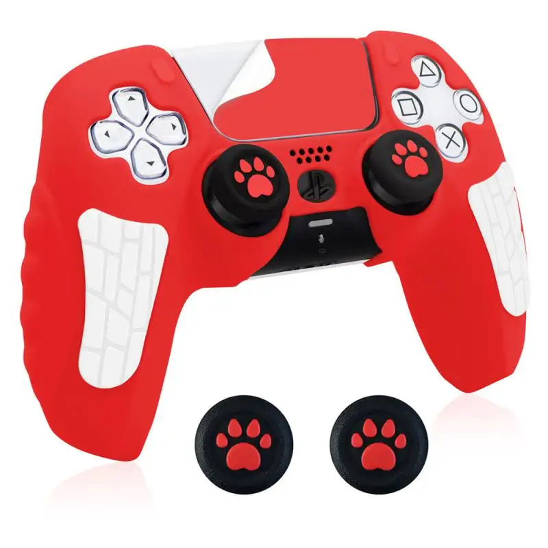 Wireless Handle Light And Smooth Ultra-thin Protective Sleeve Protective Shell Bare Metal Feel Silicone Game Handle Red