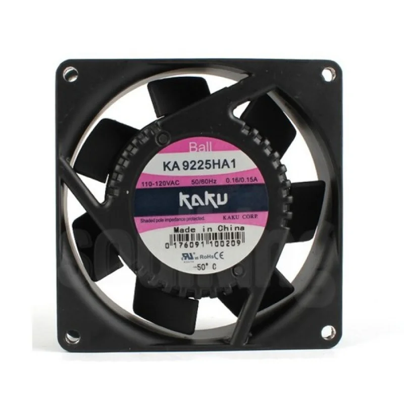 

C for KAKU KA9225HA1 AC 110V 0.16A/0.15A ball bearing axial cooling fan