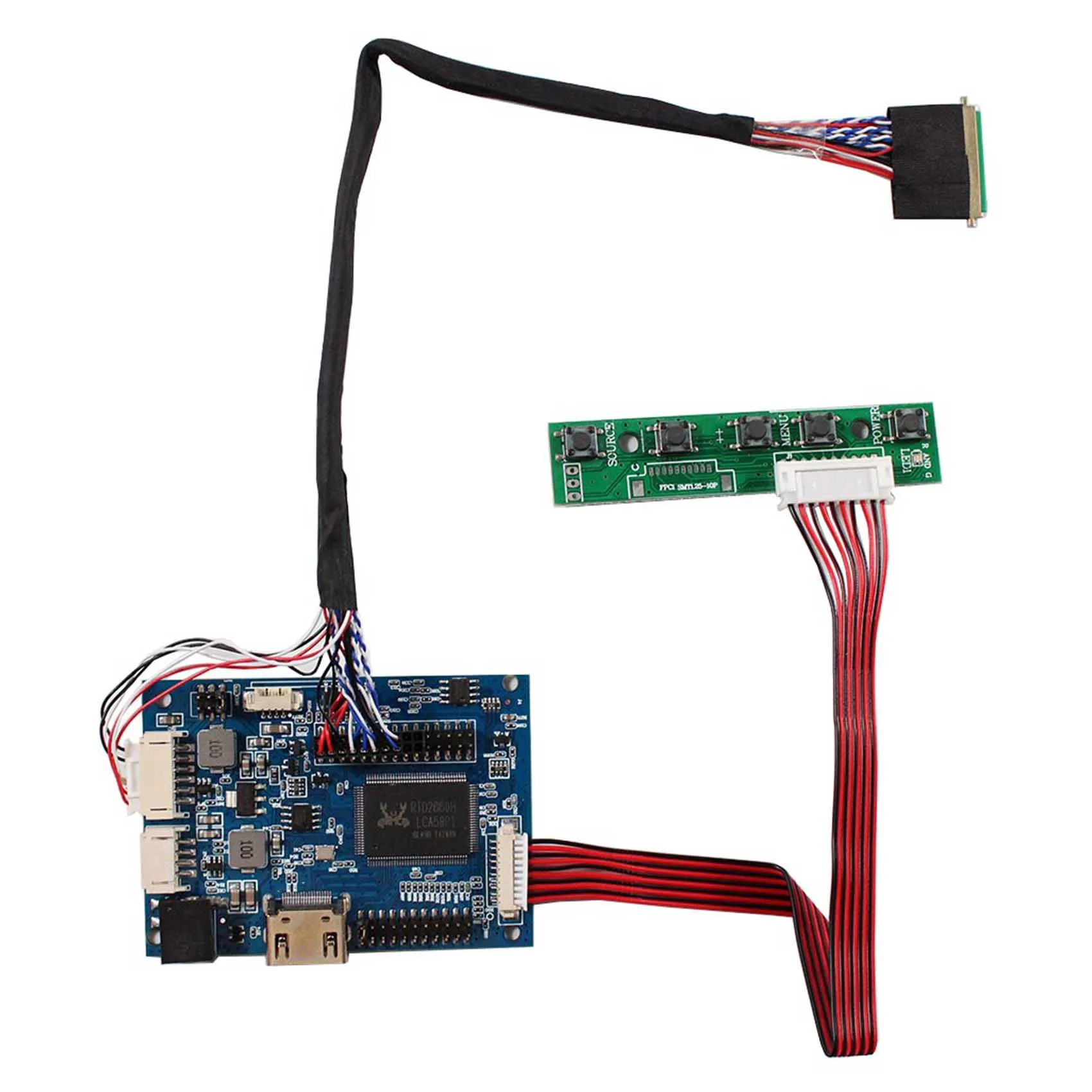 HD Serta LCD Controller Board VS-TY2660H-V1 untuk 10.1 Inci B101EW05 LP101WX1 HSD101PWW1 N101ICG-L11 PO101WX01 1280X800 LCD Layar