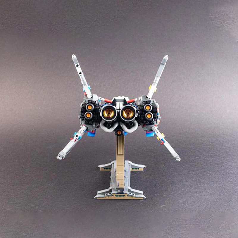 MOC- 128778   ستار فيلم حرب الفضاء X1-B500 الحرة المتمردين منفذها بنة المركبة الفضائية التجمع نموذج لعبة الطوب هدايا الأطفال #5