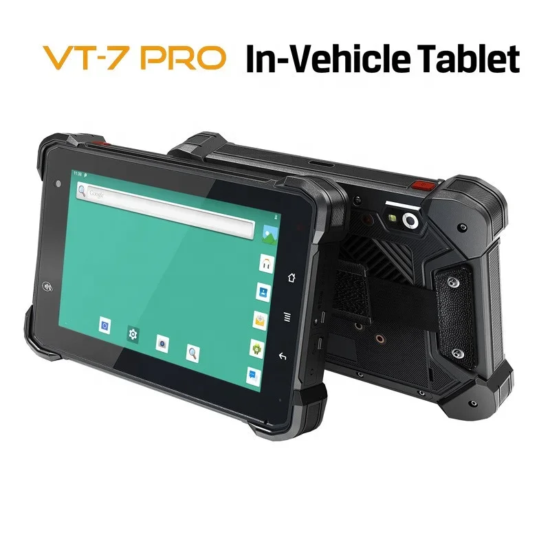 Terminale dati mobile Smart Farming Tablet PC GPS 4G robusto impermeabile da 7 pollici con staffa RAM o VESA Montaggio flessibile