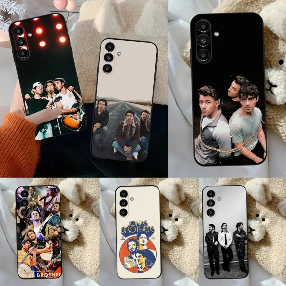 

J-Jonas-S Band B-Brothers Phone Case For Samsung S24,23,22,30,21,10,9,Ultra,Plus,Lite,FE,5G Black Soft Case