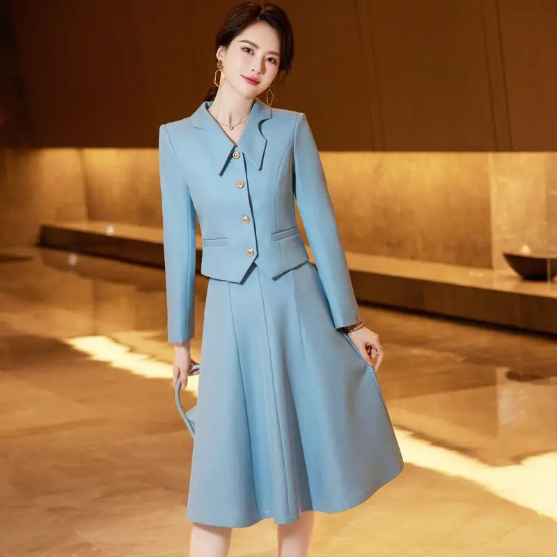 3-A80  2024 new style suit skirt high-end suit small size slim temperament small fragrane goddess style small suit