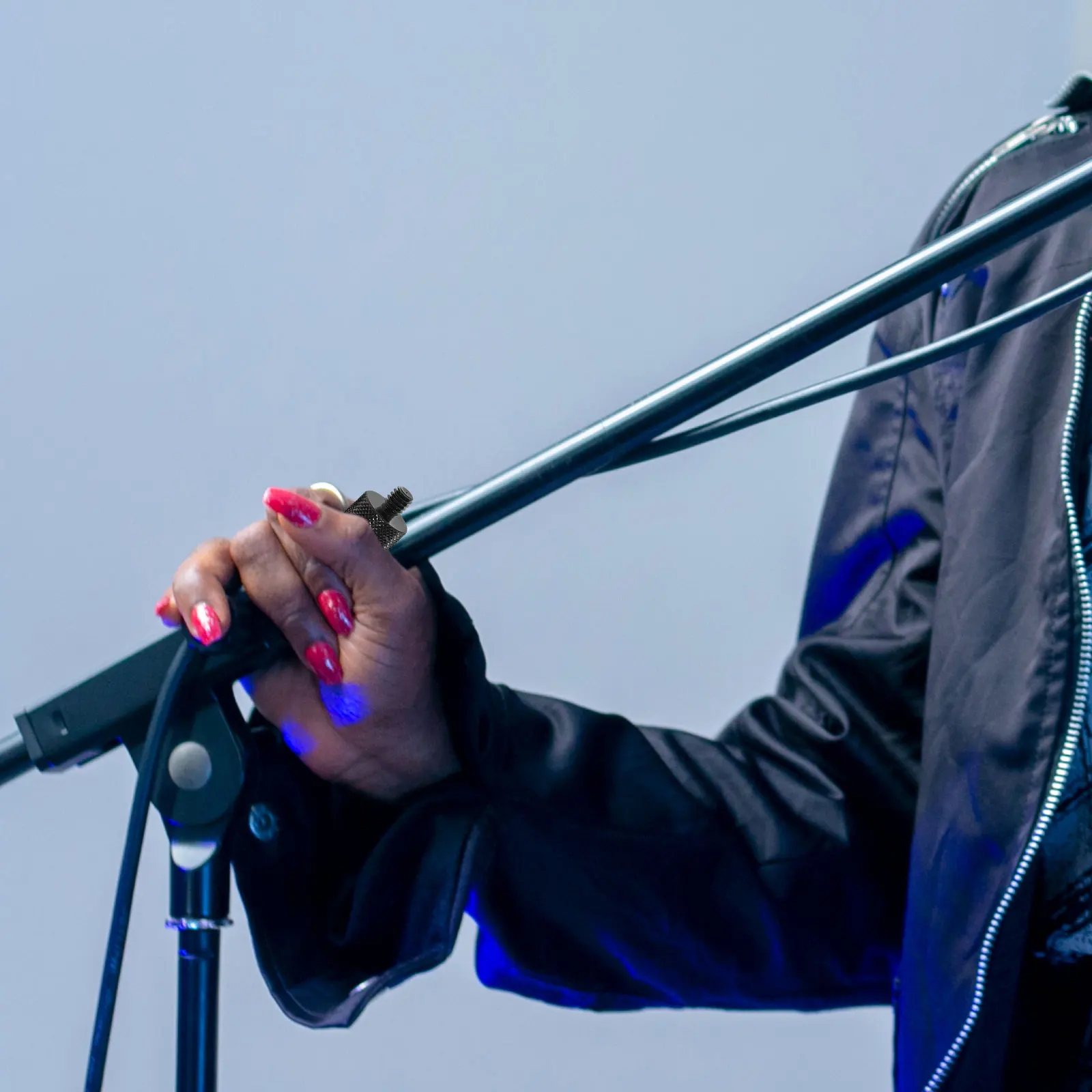 

6 Pcs Microphone Screw Stand Accessories Desk Mount Thread Adapters Parts Clip Camera Floor Stands Fall to The Ground