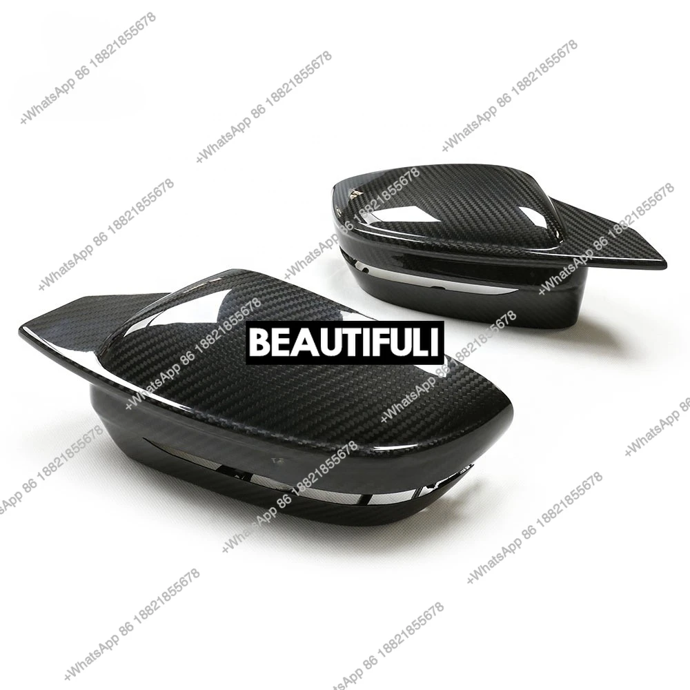 G20 Upgrade to G80 M3 Look Dry Carbon Fiber Car Rear View Mirror Cover for 3 SER G20 G28 Mirror Cap Replacement Style 3