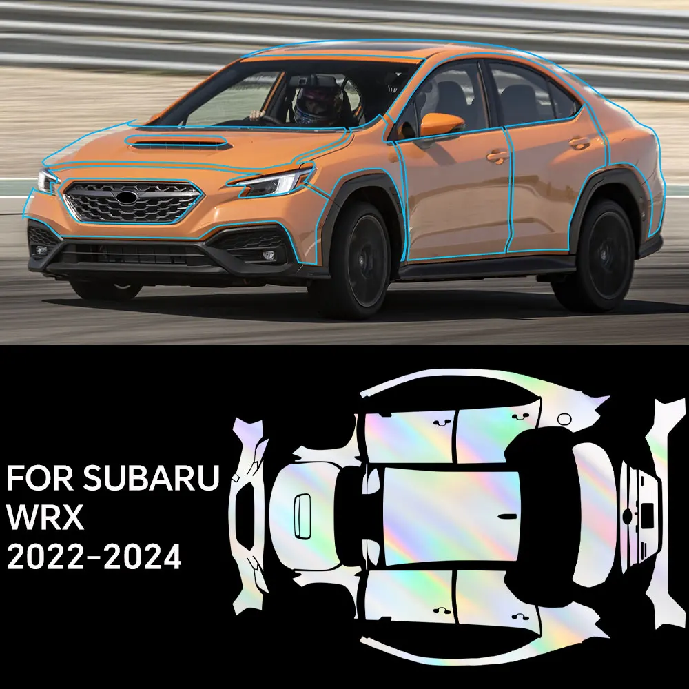 

Custom Precut For Subaru WRX 2022-2024 Full Vehicle Clear Bra PPF Paint Protection Film TPU Transparent Anti Scratch Repair