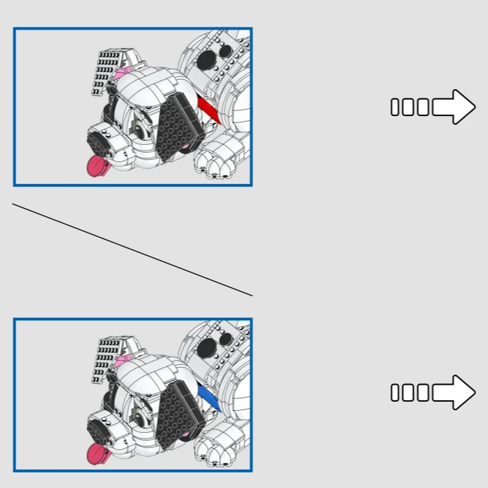 로얄 퍼피 43269 블록 세트 레고 호환 입자 크리스마스 선물용 1722개