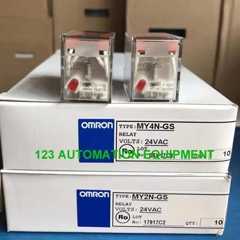 

10pcs Authentic New Omron MY4N-GS 24VAC 100/110VAC Relay