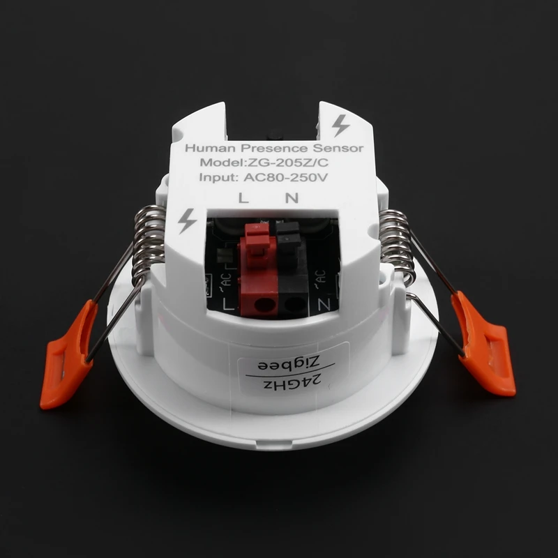 Zigbee-24G Smart Human Presence Sensor mit Helligkeitserkennungsgenauigkeit Tuya Intelligent Human Micromotion Sensor