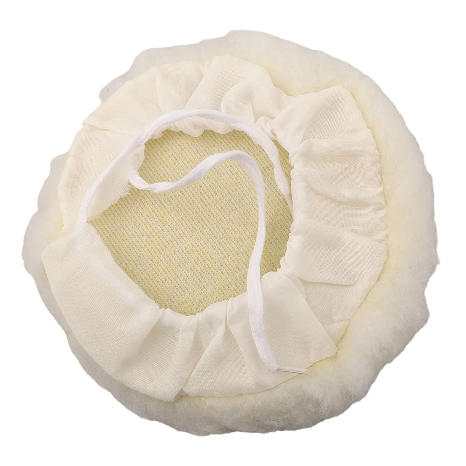 6Pcs 6 Inch Lamb Wool Bonnet Buffing Wheel Pad For Car Auto Marine Aerospace Coating Polishing Buffer Tool