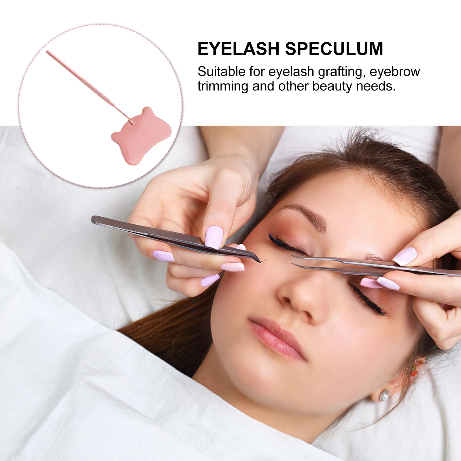 

Stainless Steel Lash Mirror Handheld Clear Eyelash Extension Mirror Portable Lash Tech Makeup Tool Handheld Eyelashes Mirrors