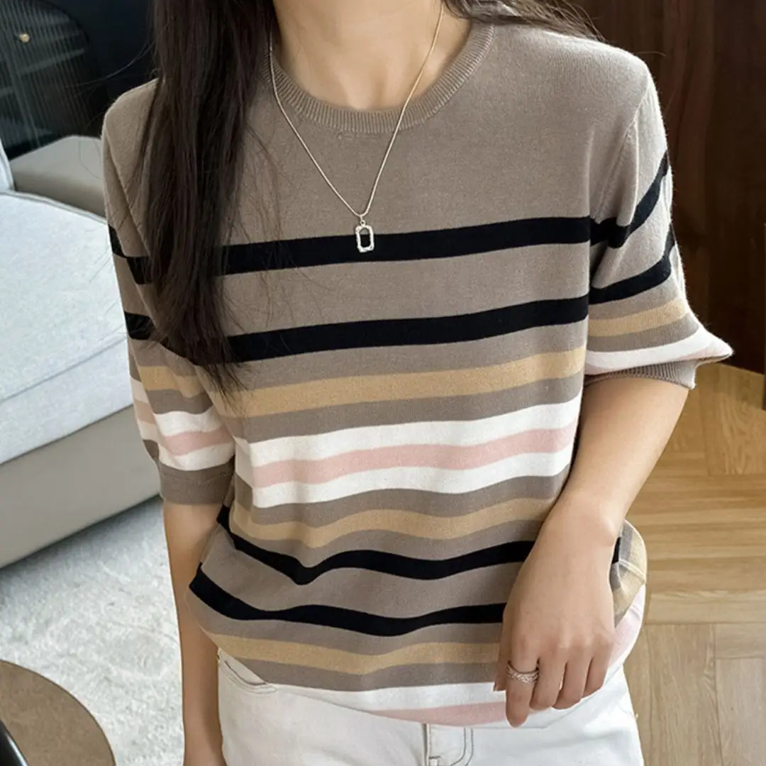 Thumbnail 3 - #28 Latest Classic Striped T-Shirts Offers