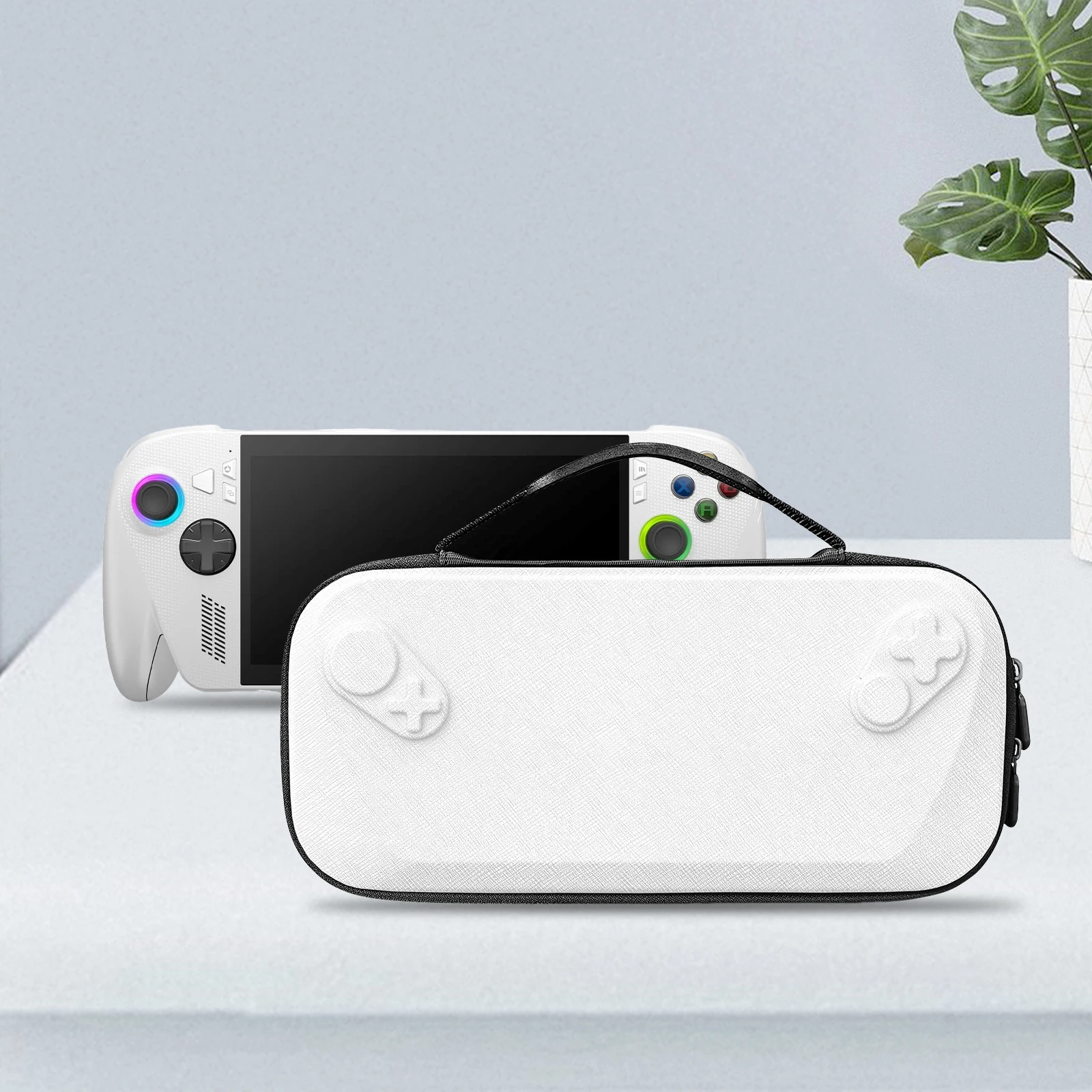 حافظة سفر ذات غلاف صلب حافظة واقية محمولة حقيبة حمل مضادة للصدمات لوحدة التحكم في الألعاب ROG XBOX Ally/ROG XBOX Ally X