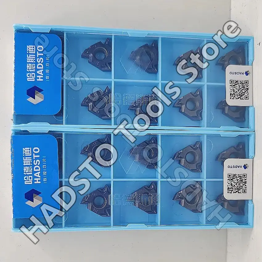 

16IRG60 HS5125/16IRG60 HS5225 HADSTO 16IR G60 HS5125 HS5225 CNC blade carbide inserts Thread inserts 10pcs/box