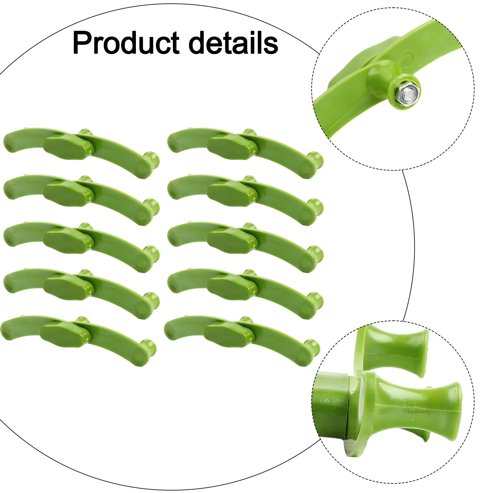 Bonsai Shaping Tool Adjustable Branch Tool Promotes Healthy Growth Sturdy Plastic Material User-friendly Design 10 Pieces Set