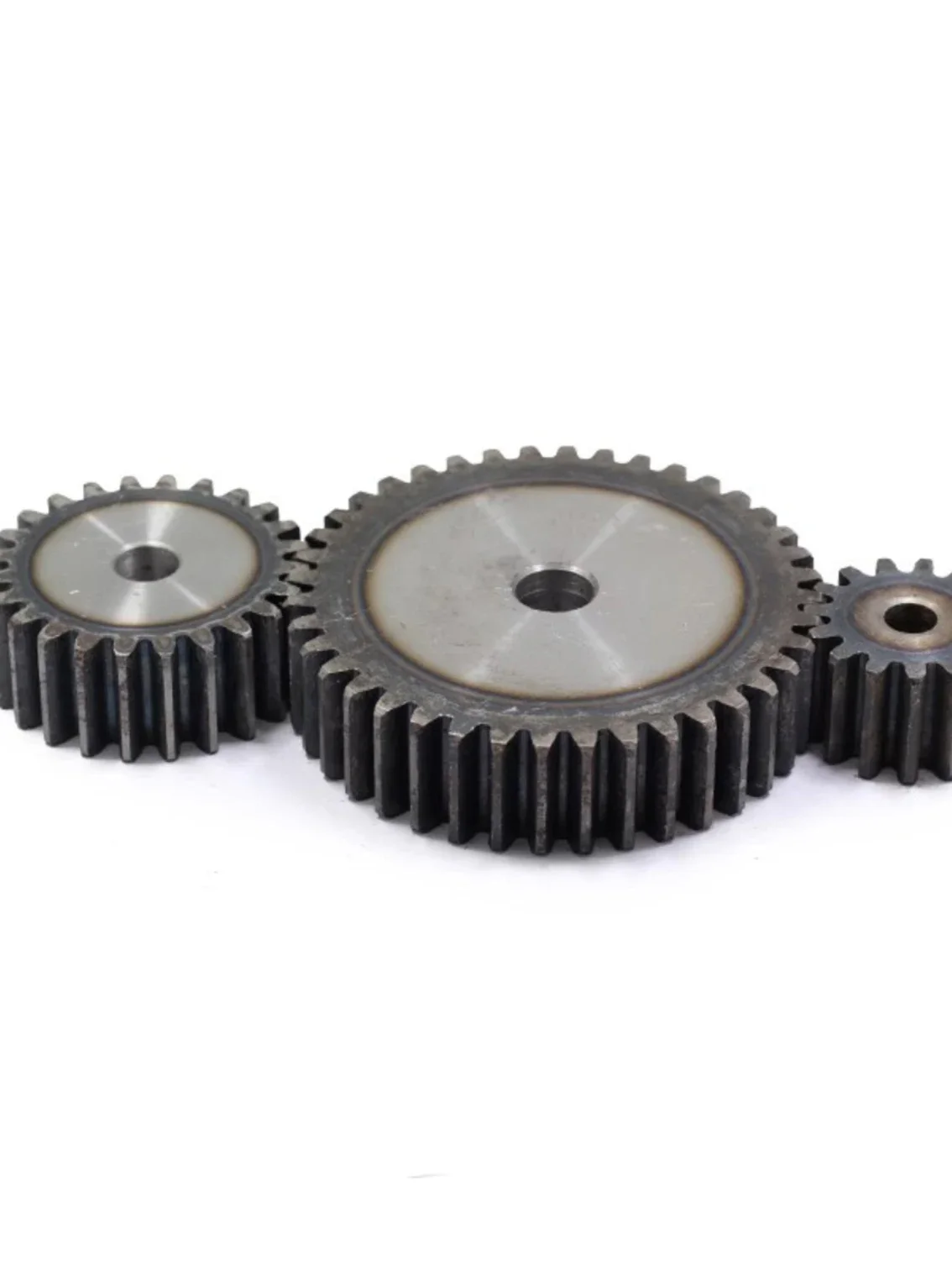 1PCS  Spur Gear 2M-10T/11T/12T/13T/14T/15T/16T/17T-25T 45# Steel Cylindrical Gear High Frequency Quenching Teeth Pinion Gears