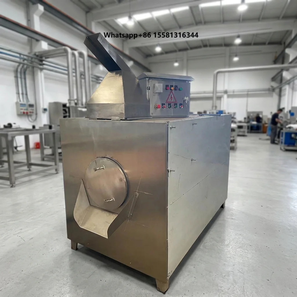 New Commercial Automatic Plug Powered Electric Cocoa Bean Roasting Machine with High Productivity