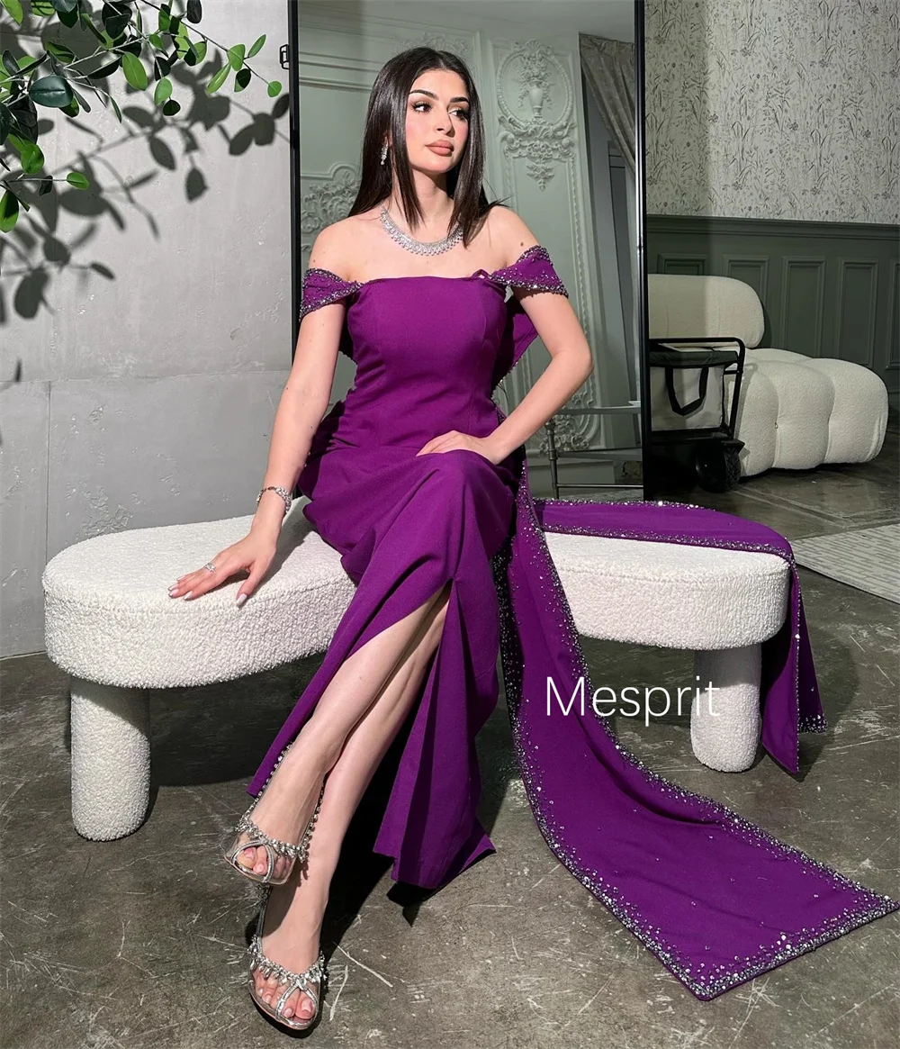 Personalizado simples jérsei lantejoulas plissado em linha reta fora do ombro vestidos longos quinceanera sob medida ocasião moda