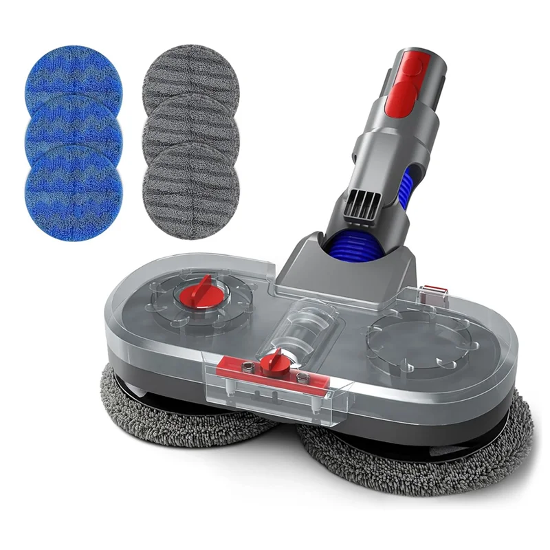 

A66T-Mop Attachment For Dyson V7/V8/V10/V11/V15 Vacuum Cleaner, Electric Floor Mop With Removable Water Tank