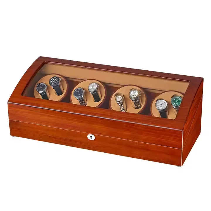 Home Storage Organization New Wooden Luxury Watch Box Home Decor Watch Holder Wooden Storage Box