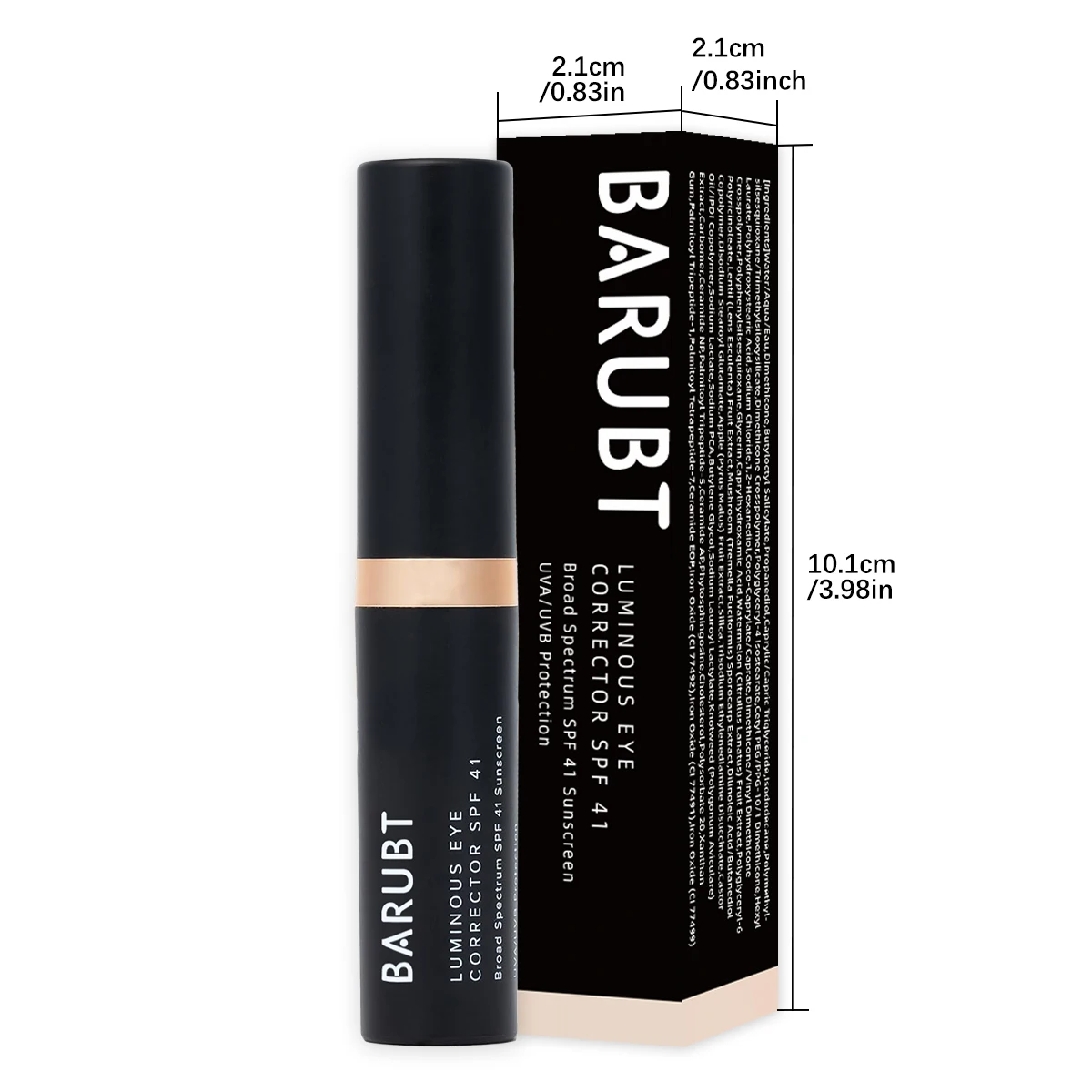 BARUBT Eye Concealer Effective Sunscreen SPF41 Black Circle Conster Correction Skin Tone