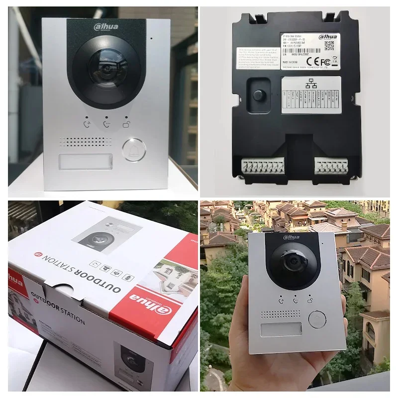Dahua Video Intercom 170° Fisheye 2MP HD Colorful VTO Monitor Outdoor Smart Home PoE Digital Doorbell Camera VTO2201F-P-S3