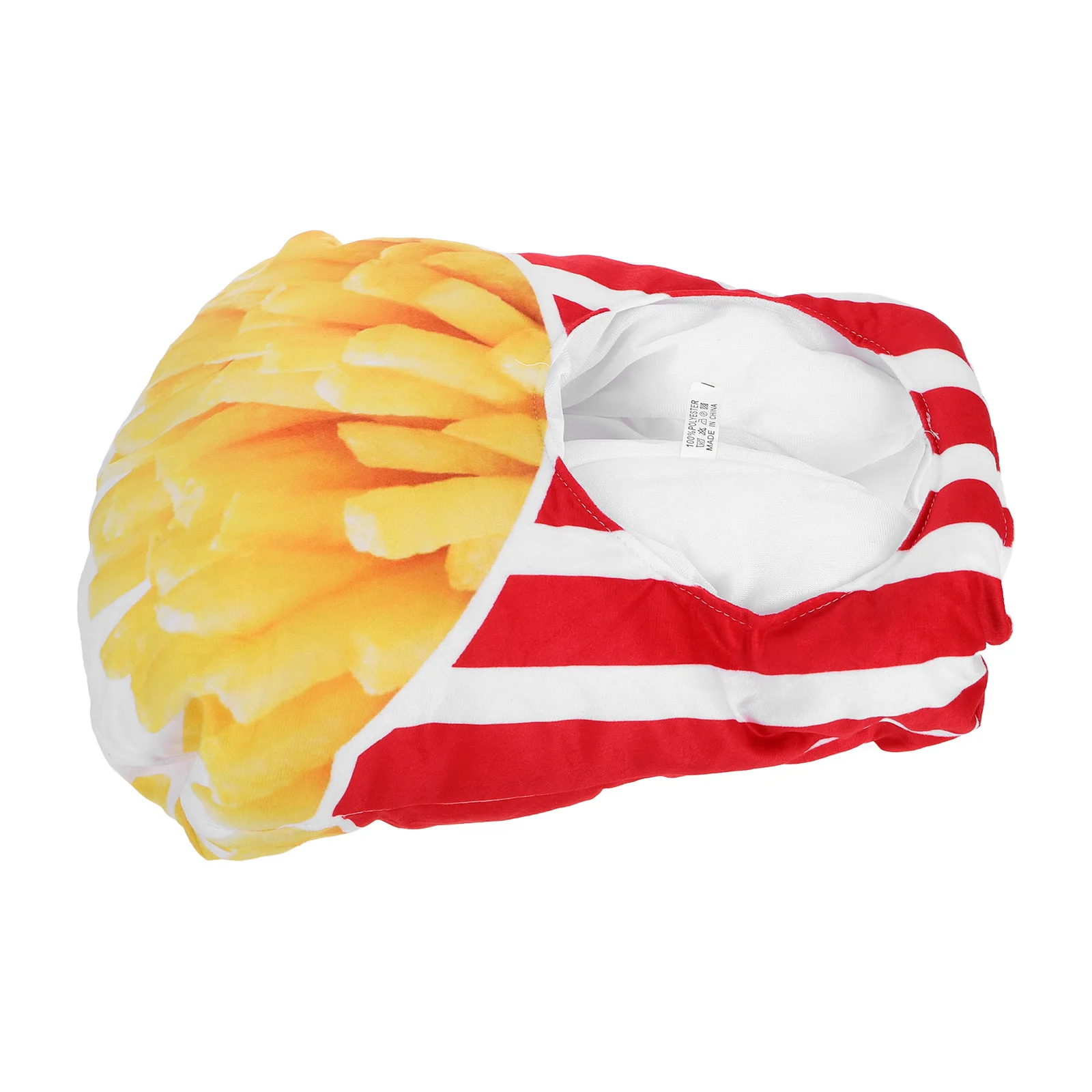 

French Fries Hat Crazy Halloween Birthday Party Hats Headdress Costume Decor Fun Accessory Festival Supply