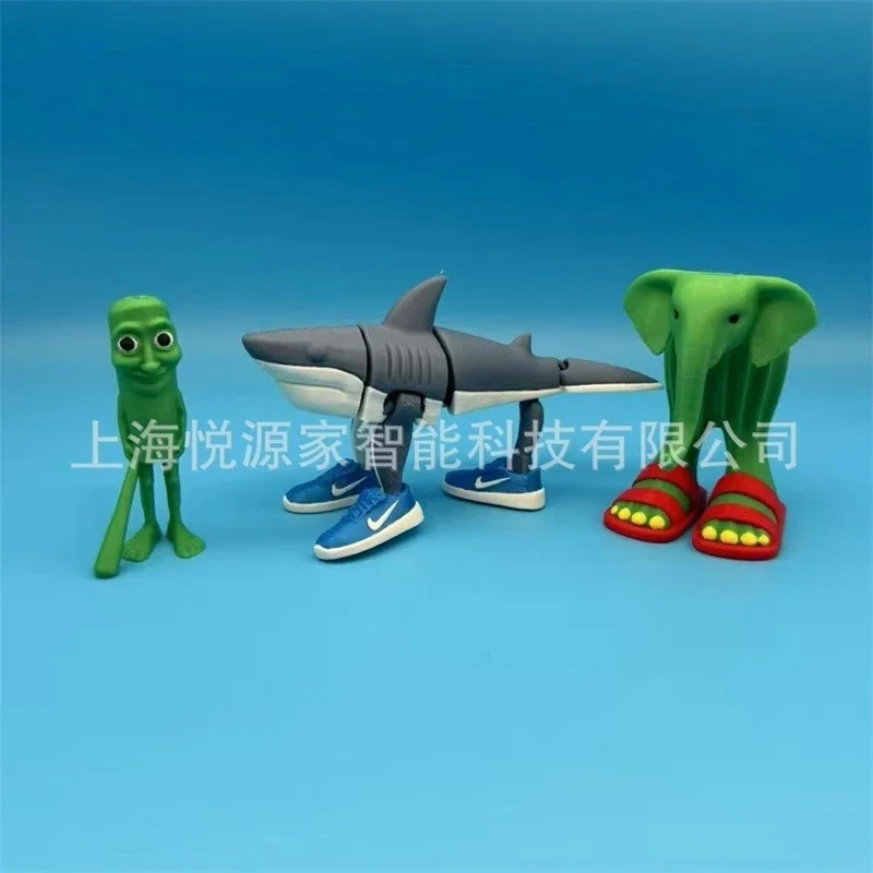 Tralalero Tralala Actiefiguren Nieuwe Tungtung Sahur Brainrot Gezamenlijke Beweegbare Model Pop Auto Thuis Ornament Decor Klassieke Speelgoed Gift