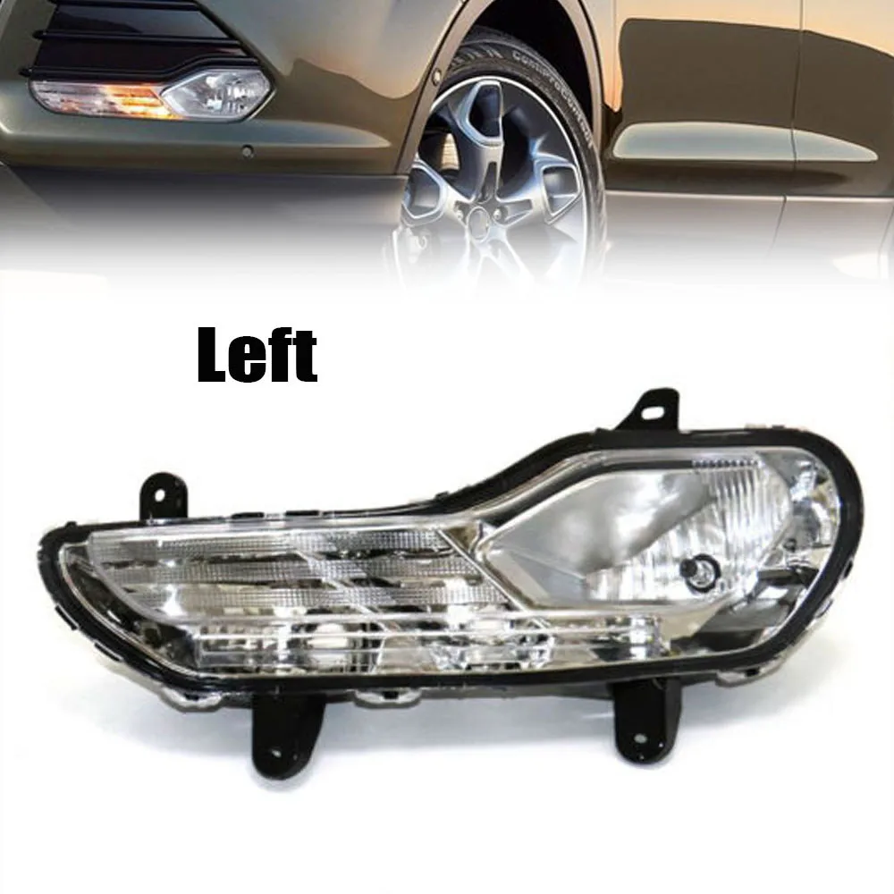 Driver Side Fog Light Durable Left Side Bumper Lamps Signal Park Lamp Fits For Ford Escape 2013 2014 2015 2016 Replacement NEW