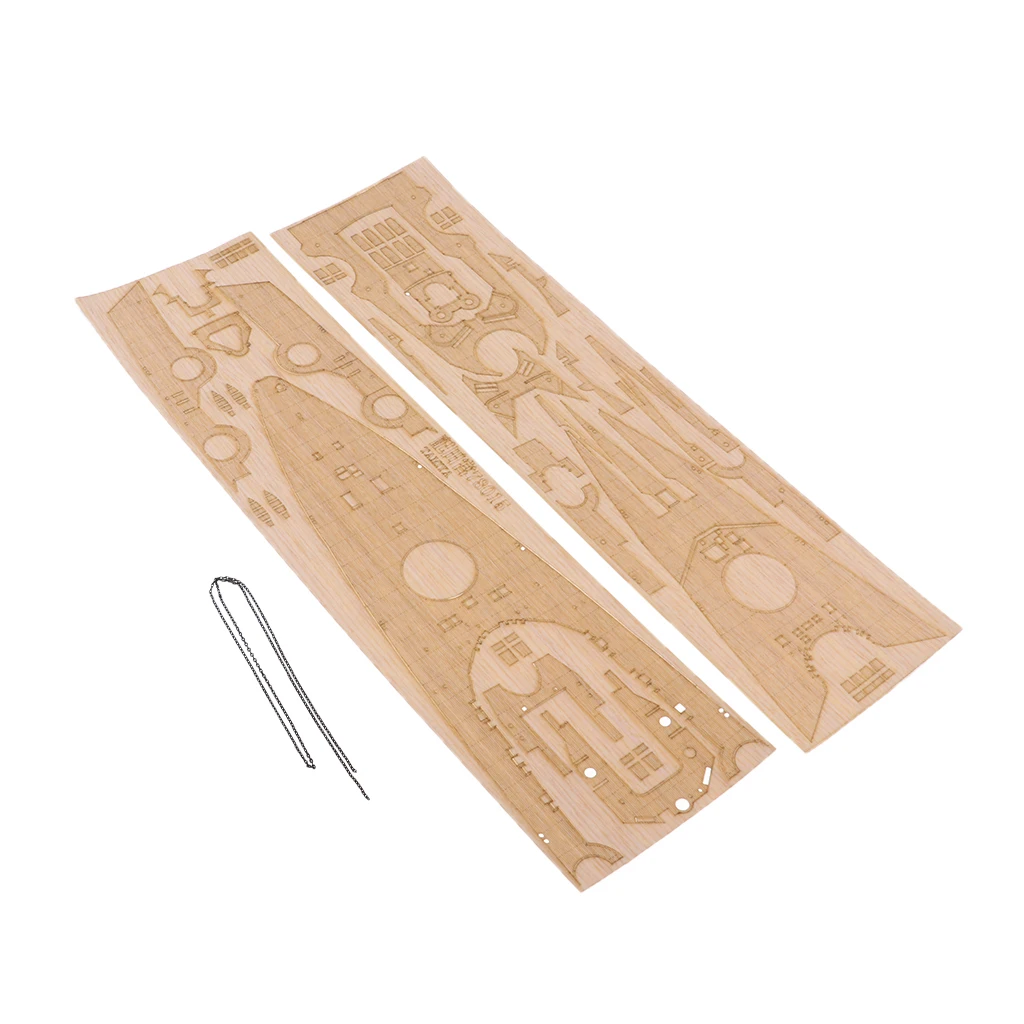 Premium Wooden Deck for 1/350 Scale Tirpitz Cruiser Model - High-Quality Deck for Your Tirpitz Cruiser Model in 1/350 Scale