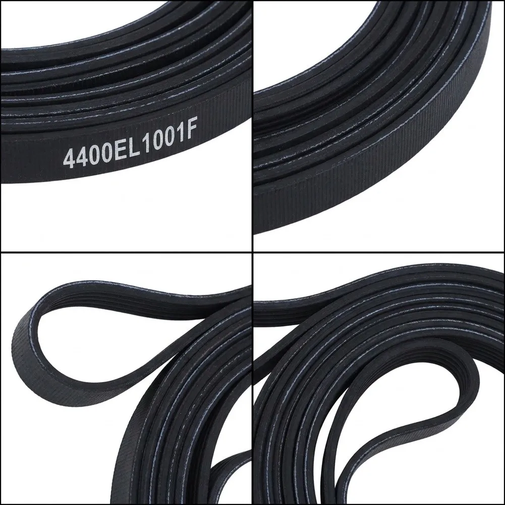 2-Piece Dryer Drum Belt Kit for GE and For Kenmore Dryers Compatible with 4400EL2001F Equivalent for Routine Maintenance